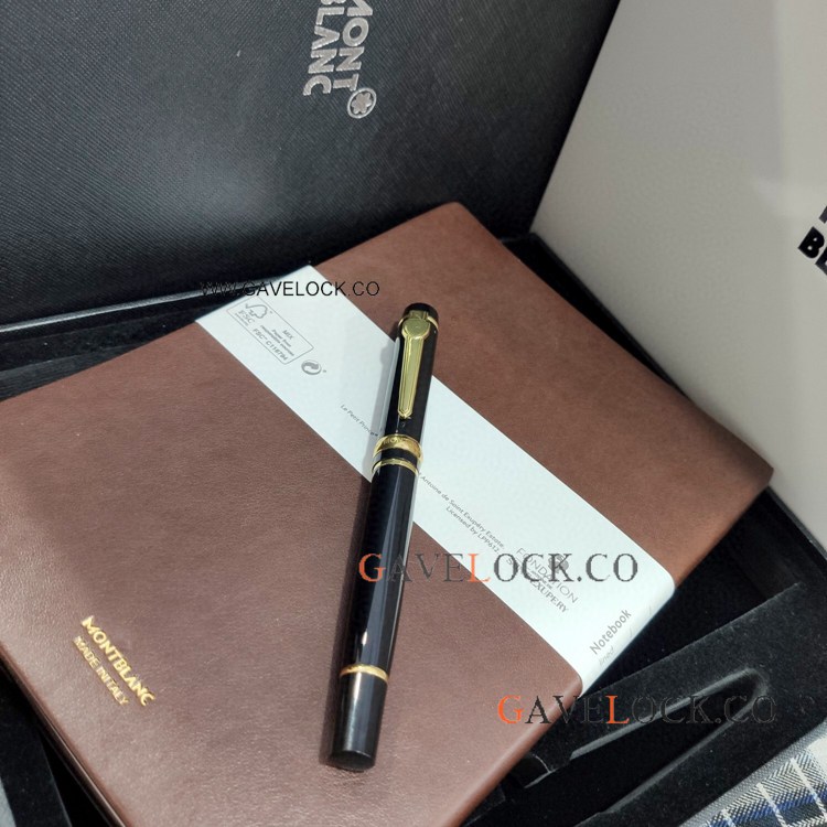 Copy MontBlanc Petit Prince Notebook & Black Rollerball Pen set